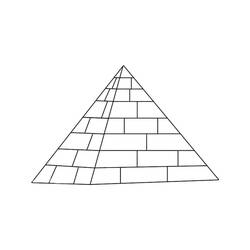 Coloriage Pyramide (Bâtiments et Architecture) #190995 à imprimer et colorier