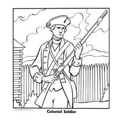 Coloriage Militaire (Carrières et Professions) #102192 à imprimer et colorier