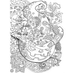 Halloween Adulte - Coloriages gratuits à imprimer