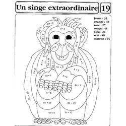 Coloriage Magique CE1 (Coloriage numéroté) #178357 à imprimer et colorier