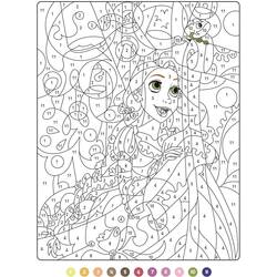 Coloriage Magique Difficile (Coloriage numéroté) #216646 à imprimer et colorier
