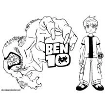 Ben 10 - Coloriages gratuits à imprimer