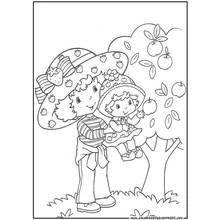 Coloriage Charlotte aux fraises / Fraisinette (Dessins animés et séries animées) #35552 à imprimer et colorier