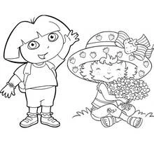 Coloriage Charlotte aux fraises / Fraisinette (Dessins animés et séries animées) #35591 à imprimer et colorier