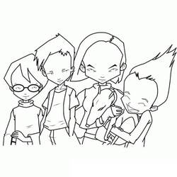 Coloriage Code Lyoko (Dessins animés et séries animées) #204646 à imprimer et colorier