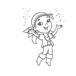 Coloriage Jake et les Pirates du Pays imaginaire (Dessins animés et séries animées) #42344 à imprimer et colorier