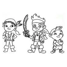 Coloriage Jake et les Pirates du Pays imaginaire (Dessins animés et séries animées) #42428 à imprimer et colorier