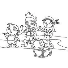 Coloriage Jake et les Pirates du Pays imaginaire (Dessins animés et séries animées) #42475 à imprimer et colorier