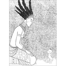 Coloriage Kirikou (Dessins animés et séries animées) #187562 à imprimer et colorier