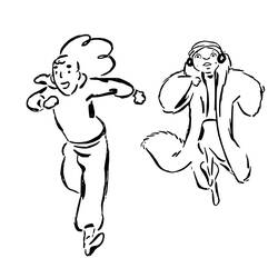 Linda veut du poulet - Coloriages gratuits à imprimer