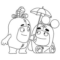 Oddbods - Coloriages gratuits à imprimer