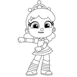 Talia et le Royaume Arc-en-ciel - Coloriages gratuits à imprimer