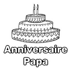 Anniversaire Papa - Coloriages gratuits à imprimer
