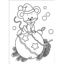 Boule de Noël - Coloriages gratuits à imprimer