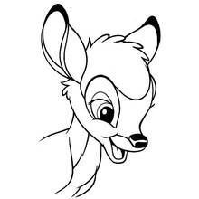 Coloriage Bambi (Films d'Animation) #128718 à imprimer et colorier