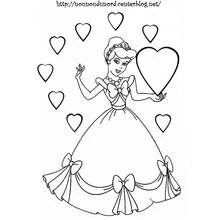 Cendrillon - Coloriages gratuits à imprimer