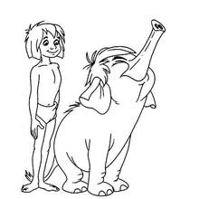Le Livre de la jungle - Coloriages gratuits à imprimer