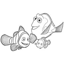 Coloriage Le Monde De Dory (Films d'Animation) #196088 à imprimer et colorier
