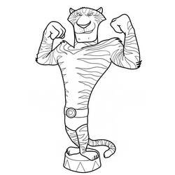 Madagascar (Dessin Animé) - Coloriages gratuits à imprimer