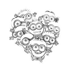 Coloriage Minions (Films d'Animation) #72167 à imprimer et colorier