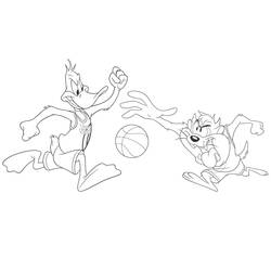 Coloriage Space Jam (Films d'Animation) #198215 à imprimer et colorier