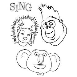 Tous en Scène - Coloriages gratuits à imprimer
