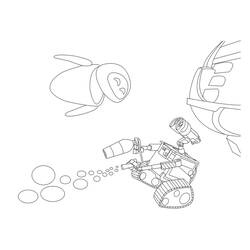 Coloriage Wall-E (Films d'Animation) #132014 à imprimer et colorier