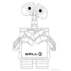 Coloriage Wall-E (Films d'Animation) #132119 à imprimer et colorier