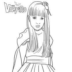 Coloriage Chica Vampiro (Films et Séries TV) #204478 à imprimer et colorier
