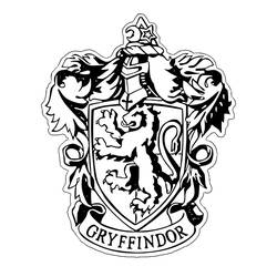 Gryffondor - Coloriages gratuits à imprimer