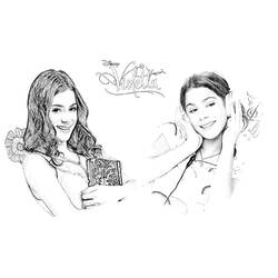 Coloriage Violetta (Films et Séries TV) #170451 à imprimer et colorier