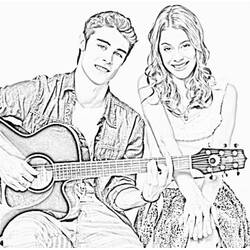 Coloriage Violetta (Films et Séries TV) #170479 à imprimer et colorier