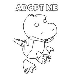 Coloriage Adopt Me (Jeux Vidéos) #174403 à imprimer et colorier