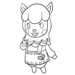 Coloriage Animal Crossing (Jeux Vidéos) #179104 à imprimer et colorier
