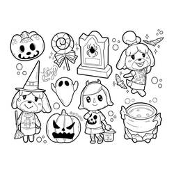 Animal Crossing - Coloriages gratuits à imprimer