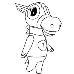 Coloriage Animal Crossing (Jeux Vidéos) #179130 à imprimer et colorier
