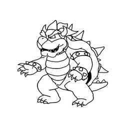 Coloriage Bowser (Jeux Vidéos) #195975 à imprimer et colorier