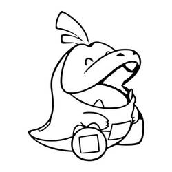 Chochodile - Coloriages gratuits à imprimer