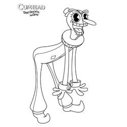 Cuphead - Coloriages gratuits à imprimer