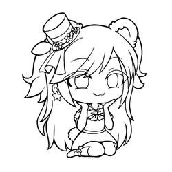 Gacha Life - Coloriages gratuits à imprimer