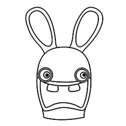 Coloriage Lapins Crétins (Jeux Vidéos) #114739 à imprimer et colorier