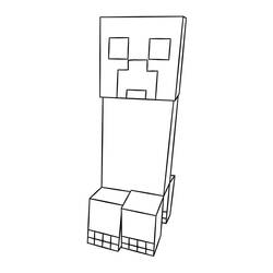 Coloriage Minecraft (Jeux Vidéos) #113763 à imprimer et colorier