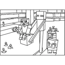 Coloriage Minecraft (Jeux Vidéos) #113999 à imprimer et colorier