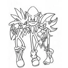 Coloriage Sonic (Jeux Vidéos) #153915 à imprimer et colorier