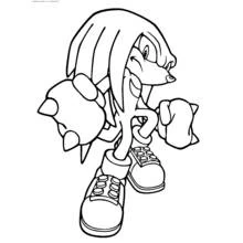 Coloriage Sonic (Jeux Vidéos) #153945 à imprimer et colorier