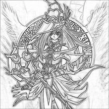 Coloriage Yu-Gi-Oh! (Jeux Vidéos) #53055 à imprimer et colorier