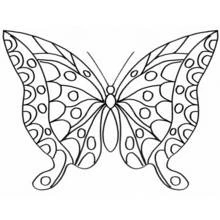 Mandalas Papillon - Coloriages gratuits à imprimer