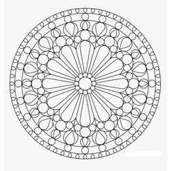 Coloriage Rosace (Mandalas) #193003 à imprimer et colorier