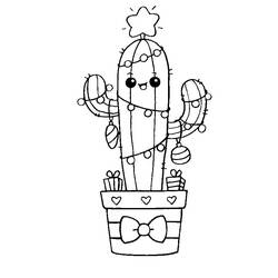 Coloriage Cactus (Nature et saisons) #170833 à imprimer et colorier