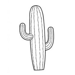 Coloriage Cactus (Nature et saisons) #170851 à imprimer et colorier